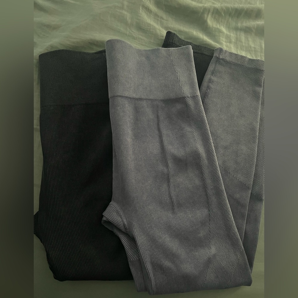 JoyLab Black and Purple Leggings